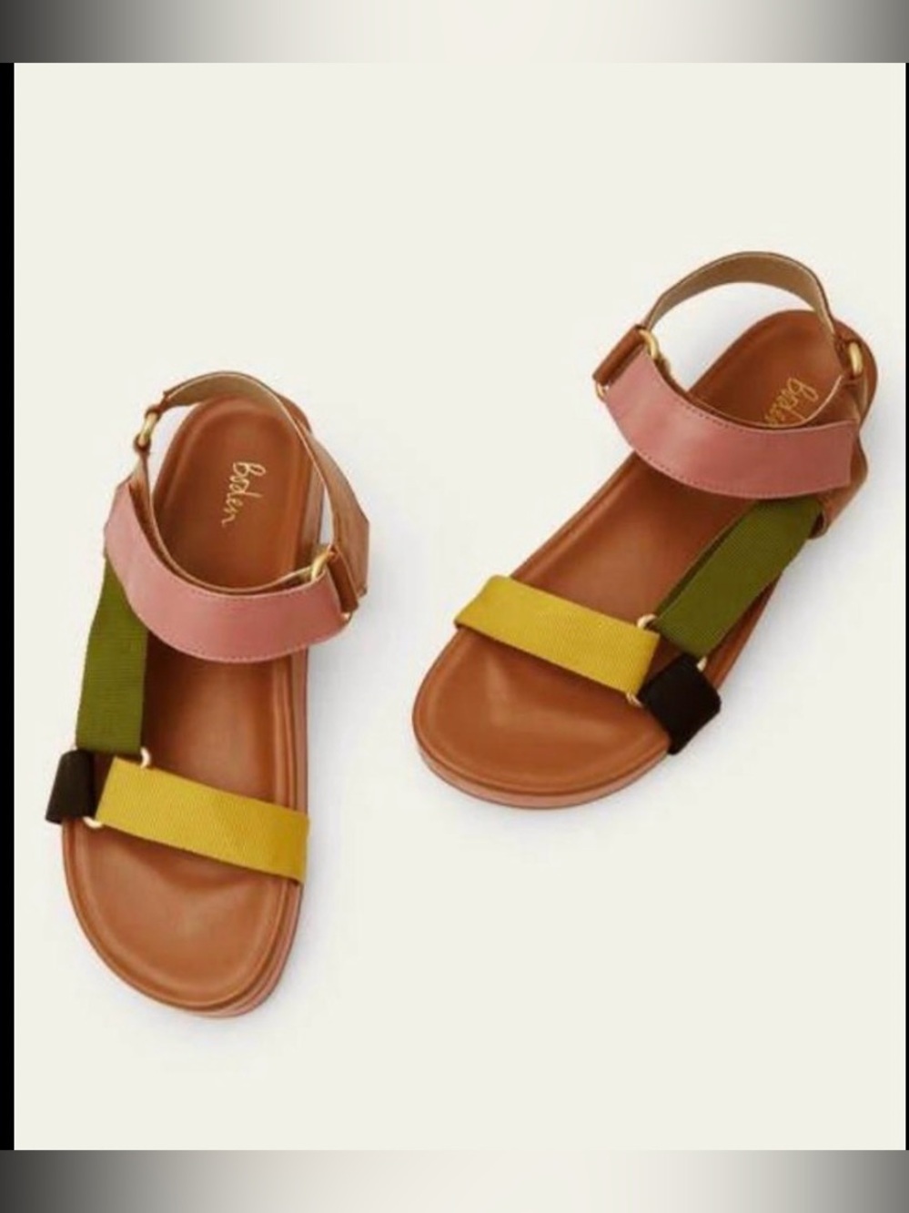 GUC Boden Philomina Colourblock Leather Sandals